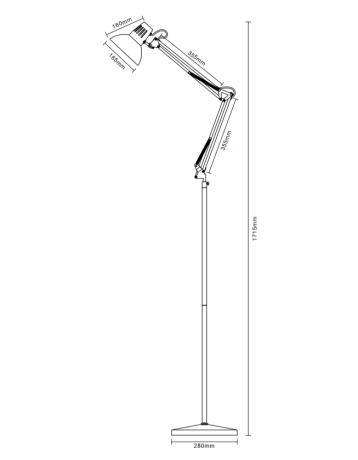 Торшер Camelion KD-431F Berlin С73 