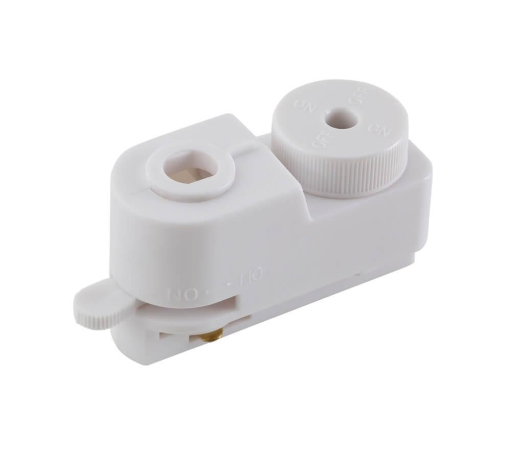 Адаптер для однофазного шинопровода CLT 0.212 Crystal Lux (CLT 0.212 01 WH) 