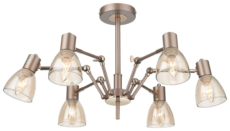 Люстра на штанге Velante с поддержкой Алиса 246-403-06-A 