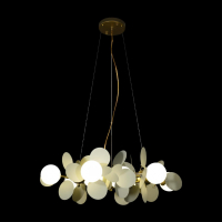 Люстра подвесная с Led лампочками в комплекте LOFT IT 10008/700 Grey+Lamps