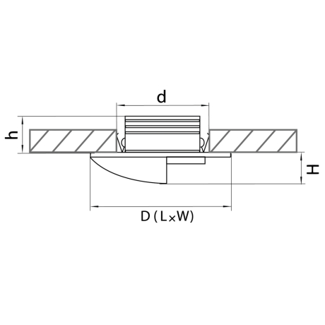Встраиваемый светильник Lightstar Lumina 212156 