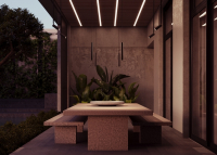 Уличный трековый светильник Outdoor O-TR01-2-P-8WB3K Focus