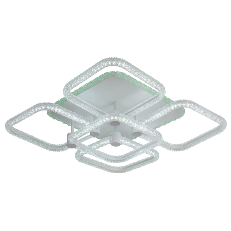 Потолочный светодиодный светильник с пультом ДУ Profit Light 8049/4+1 WHT 