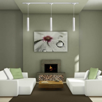 Однофазный светильник на подвесе для трека Novotech PIPE 370400