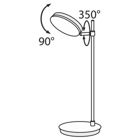 Настольная светодиодная лампа Maytoni Fad MOD070TL-L8B3K 