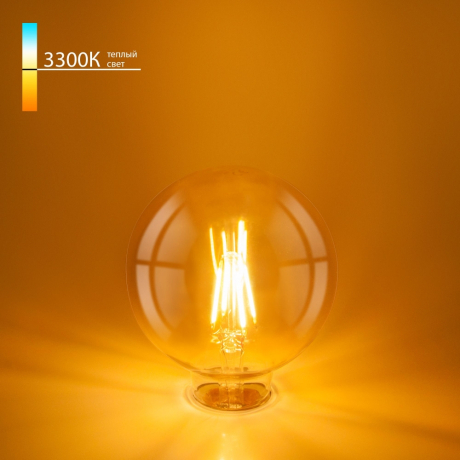Филаментная светодиодная лампа E27 6W 3300K (теплый) G95 Elektrostandard BLE2704 (a048264) 