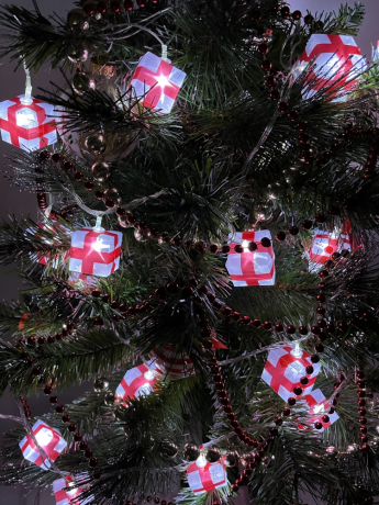 3м. Гирлянда LED нить Подарки Эра 220V Холодный свет ENIN-3P (Б0041895)