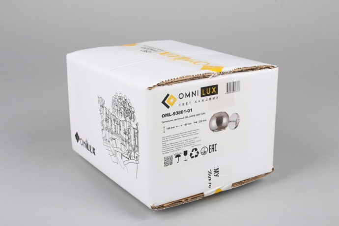 OML-93801-01 Бра Omnilux Marsala 