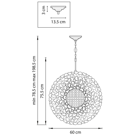 Подвесной светильник Verona Lightstar 727081 