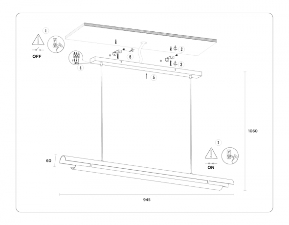 Подвесной светильник Ambrella Light TN TN71337 