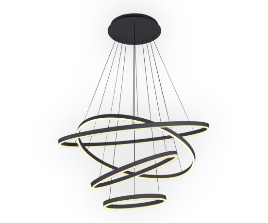 Подвесная светодиодная диммируемая люстра с пультом ДУ Kink light Тор 08204,19A(4000K) 