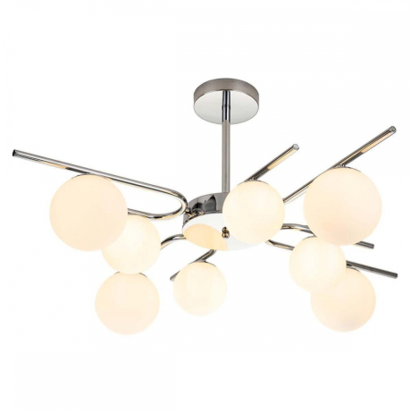 Люстра на штанге Escada Sphere 642/8P Silver 