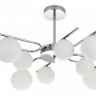 Люстра на штанге Escada Sphere 642/8P Silver 