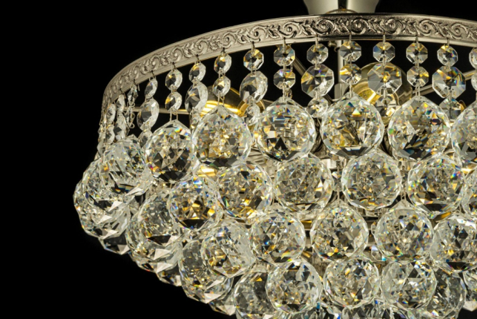 Люстра потолочная с Led лампочками в комплекте Arti Lampadari Castellana E 1.3.38.501 N+Lamps 