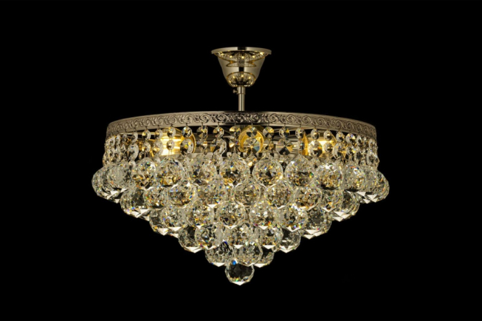 Люстра потолочная с Led лампочками в комплекте Arti Lampadari Castellana E 1.3.38.501 N+Lamps 