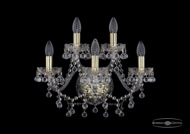 1409B/3+2/160/G Бра Bohemia Ivele Crystal 