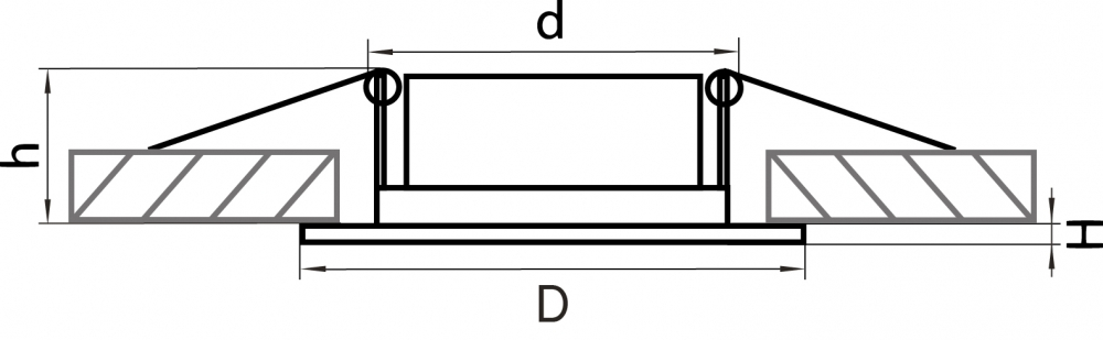 11050 Встраиваемый светильник Lightstar Lega 