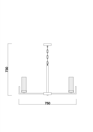 Подвесная люстра Freya Modern FR5214PL-08BS 