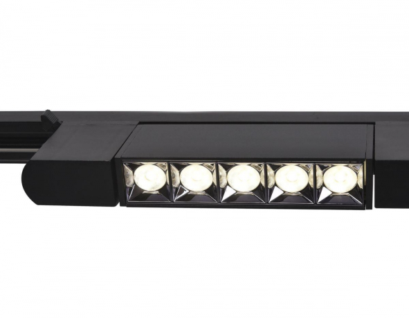 Однофазный LED светильник для трека Ambrella light Track System GL6688 BK 