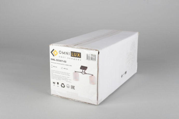 Люстра потолочная с лампочками Omnilux OML-55307-02+Lamps 