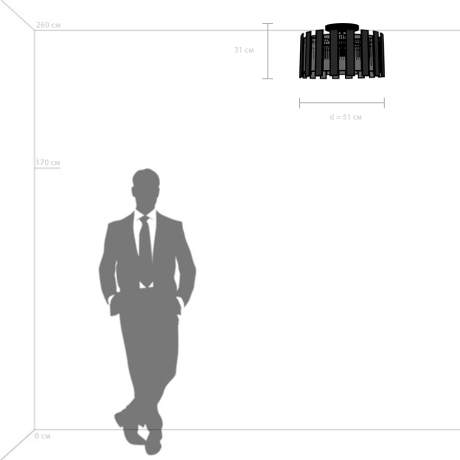 Потолочная люстра Lightstar Agave 712054 