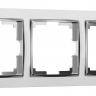 Рамка на 3 поста Werkel Snabb (белый/хром) W0031901