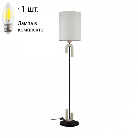 Торшер Odeon Bagel с лампочкой 5410/1F+Lamps E27 Свеча 