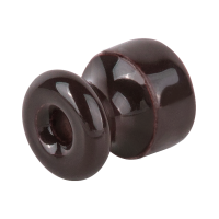 100 шт. Изолятор без винта (коричневый) Werkel Ретро W6431414