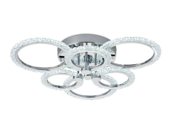 Потолочная светодиодная люстра с пультом д/у Ambrella light Acrylica FA414 