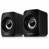 Колонки компьютерные SVEN 130, 2.0, 6 Вт, питание USB, черные, SV-020224 (263168)