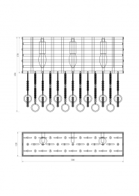 Бра с лампочками Lucia Tucci PERSO W4930.3 gold&amp;black+Lamps