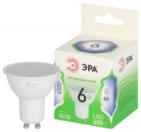 Лампочка светодиодная ЭРА GREEN LINE LED MR16-6W-865-GU10 GL GU10 6 Вт софит холодный свет Б0067079