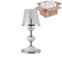 Настольная лампа Crystal Lux с лампочкой Betis LG1+Lamps E14 P45