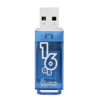 Флеш-диск 16 GB, SMARTBUY Glossy, USB 2.0, синий, SB16GBGS-B (512191)