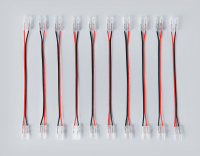 10шт. Соединитель гибкий двухсторонний для светодиодной ленты COB 12/24V (2 конт.) 150 мм Ambrella light ILLUMINATION LED GS7901