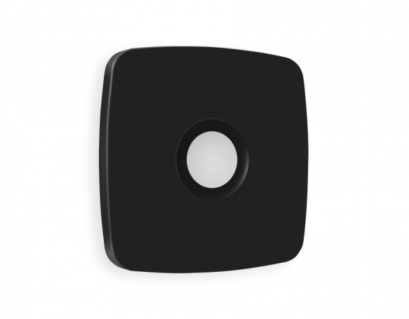 Лицевая панель OMEGA (Черный матовый) для TV розетки QUANT OP8130 