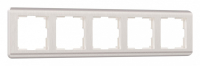 Рамка на 5 постов Werkel Stream (перламутровый) W0052113