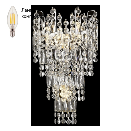 Бра в комплекте с Led лампами Wertmark WE154.04.101+Lamps 