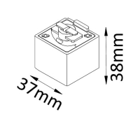 Адаптер для однофазного шинопровода CLT 0.212 Crystal Lux (CLT 0.212 03 BL)