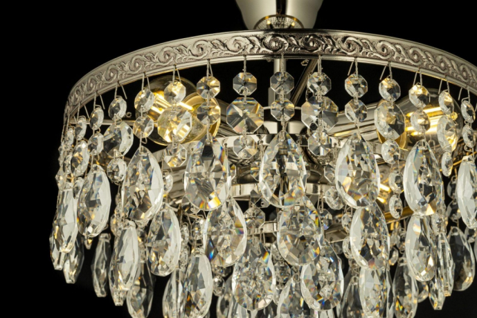 Люстра потолочная с Led лампочками в комплекте Arti Lampadari Castellana E 1.3.30.601 N+Lamps 