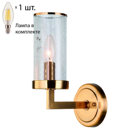 Бра с лампочкой Favourite Assembly 2060-1W+Lamps E14 Свеча 