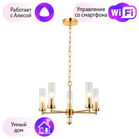 Подвесная люстра Favourite Aesthetic с поддержкой Алиса 2673-5P-A 