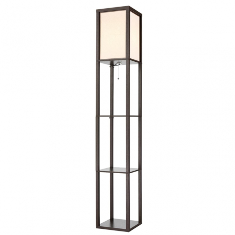 Торшер напольный светильник со столиком. Торшер с полками от Lustrof  751440-770689 