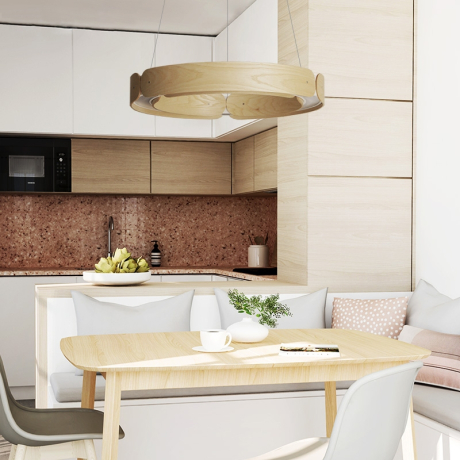 Подвесной кольцевой светильник Range 1 D70  Light wood ImperiumLoft RANGE01 (195538-26) 