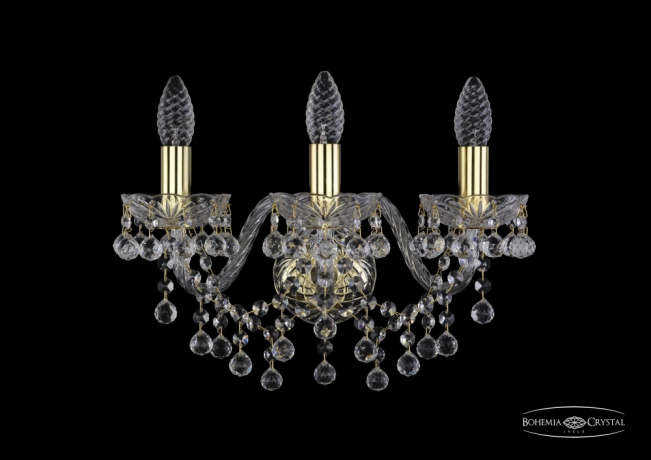 1409B/3/160/G Бра Bohemia Ivele Crystal 