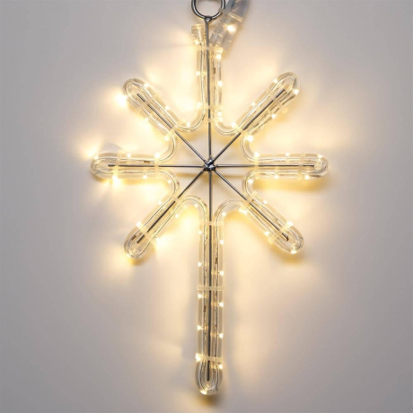 Светодиодная фигура Звездочка теплый свет Ardecoled ARD-Star-M2-380X250-36Led Warm (25313)