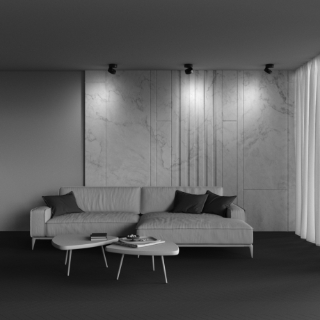 Потолочный светильник Technical C024CL-18W3K-B-1 Onda 