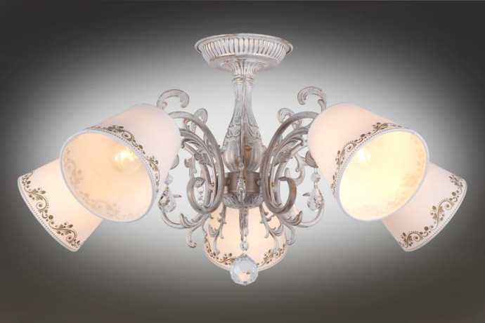 Люстра с поддержкой Маруси потолочная Omnilux OML-53707-05-M 