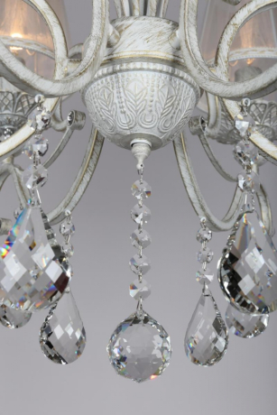 Люстра подвесная со светодиодными лампочками E14, комплект от Lustrof. №67103-657009 