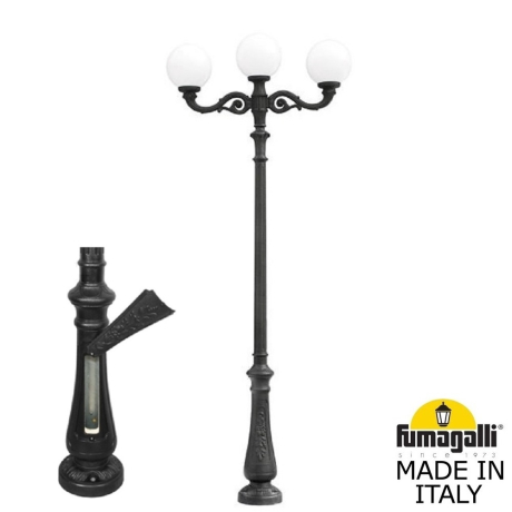 Парковый фонарь Fumagalli NEBO ADAM/Globe 300 3L G30.202.M30.AYE27